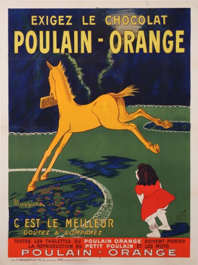 En vente :  CHOCOLAT POULAIN-ORANGE