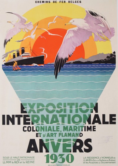 En vente :  ANONYME - EXPOSITION INTERNATIONALE COLONIALE MARITIME ET D ART FLAMAND ANVERS - 1930