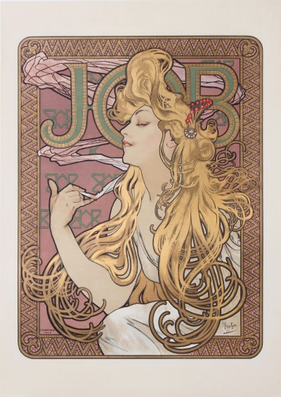 En vente :  MUCHA PAPIER A CIGARETTE JOB
