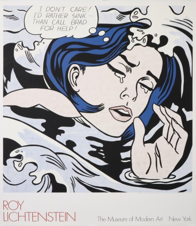 En vente :  ROY LICHTENSTEIN 1989 THE MOMA NEW YORK I DON'T CARE