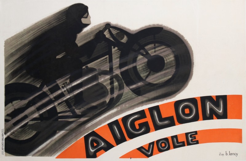 En vente :  D APRES LANCY MOTOCYCLETTE AIGLON VOLE - ( PEUGEOT )