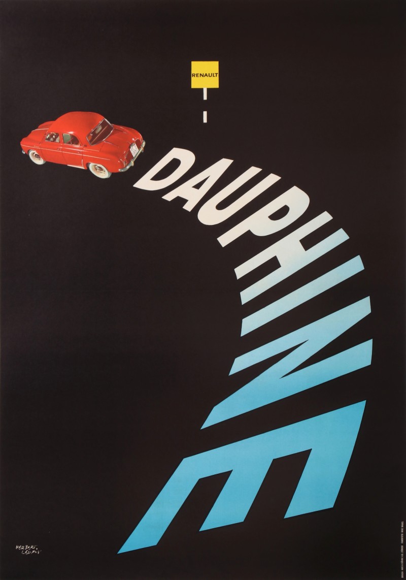 En vente :  AFFICHE RENAULT DAUPHINE