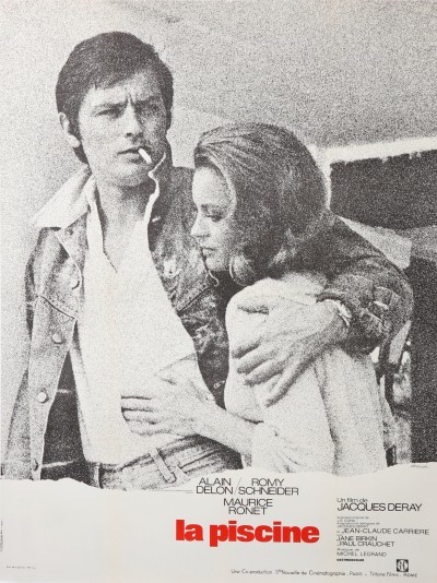 En vente :  LA PISCINE ALAIN DELON ROMY SCHNEIDER MAURICE RONET