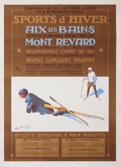 En vente :  SPORTS D'HIVER AIX LES BAINS MONT REVARD PLM