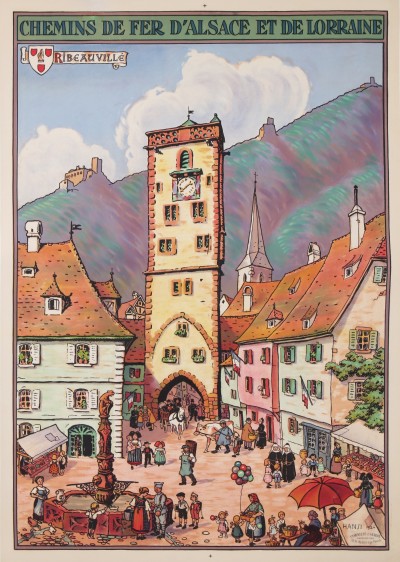 En vente :  CHEMINS DE FER D'ALSACE ET DE LORRAINE - RIBEAUVILLE