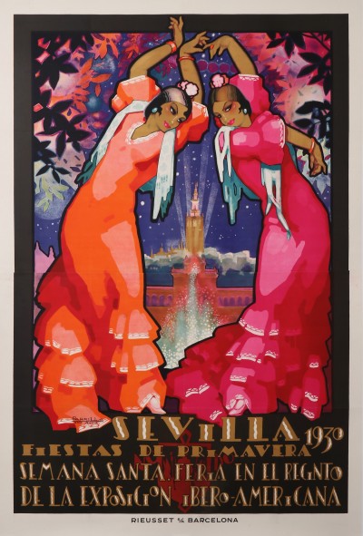 En vente :  SEVILLA // FIESTAS DE PRIMAVERA SEMANA SANTA FERIA EN EL REGNTO EXPOSICION IBERO-AMERICANA