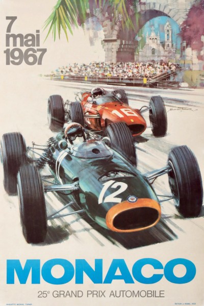 En vente :  MONACO 25E GRAND PRIX AUTOMOBILE