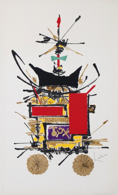 En vente :  JAPON TOKYO AFFICHE AIR FRANCE - AVANT LETTRE