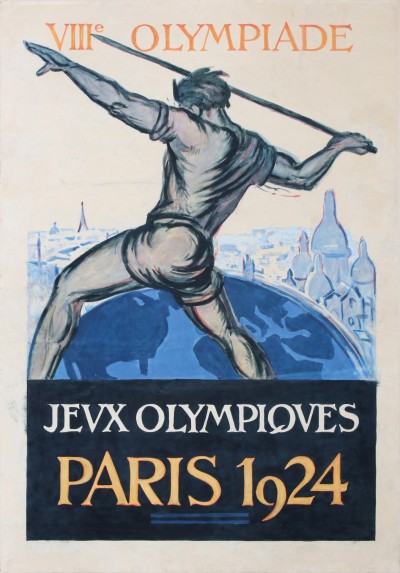 Diplôme Officiel Des Jeux Olympiques De Paris 1924 – Document D'époque