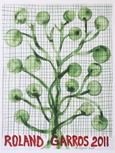 En vente :  L'ARBRE AUX BALLES // ROLAND GARROS 2011