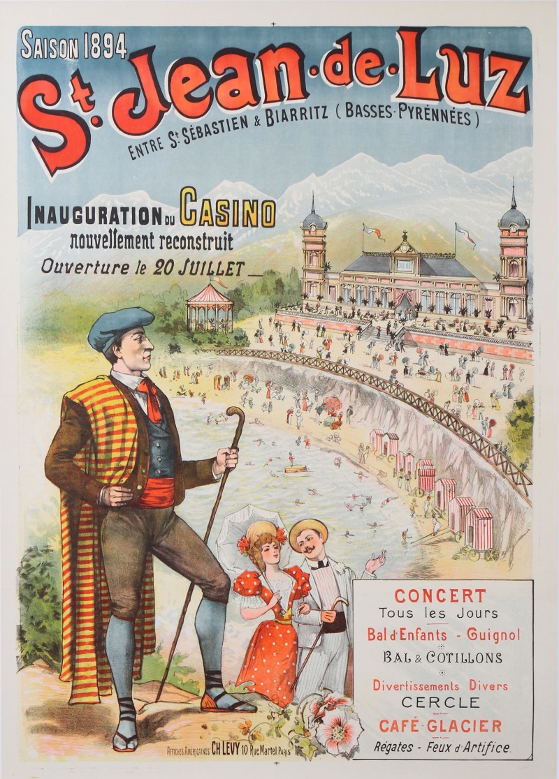 En vente :  SAISON 1984 // SAINT-JEAN-DE-LUZ INAUGURATION DU CASINO NOUVELLEMENT CONSTRUIT