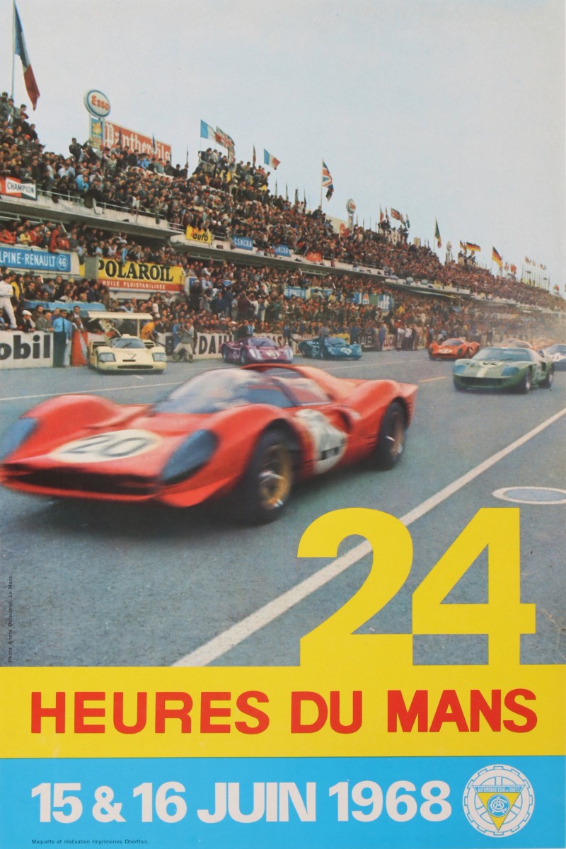 En vente :  24 HEURES DU MANS // 15 & 16 JUIN 1968