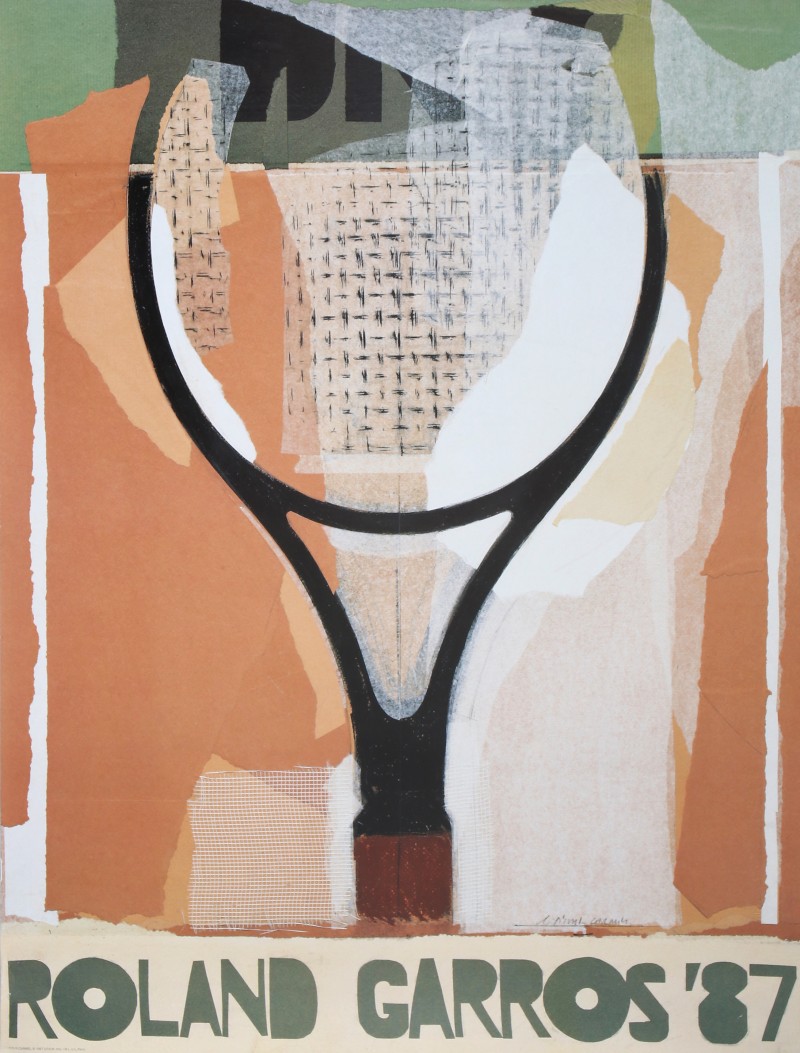 En vente :  LA RAQUETTE // ROLAND GARROS 1987