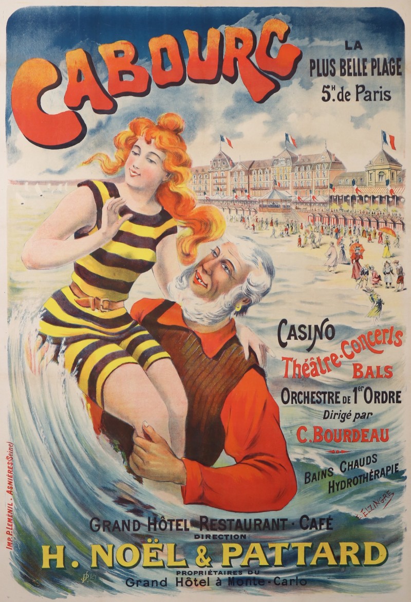 En vente :  CABOURG - LA PLUS BELLE PLAGE 5H DE PARIS-CASINO THEATRE CONCERTS - GRAND HOTEL RESTAURANT CAFÉ