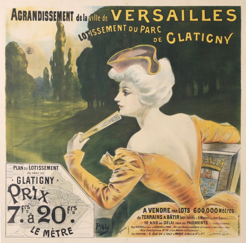 En vente :  AGRANDISSEMENT DE LA VILLE DE VERSAILLES- LOTISSEMENT DU PARC DE GLATIGNY