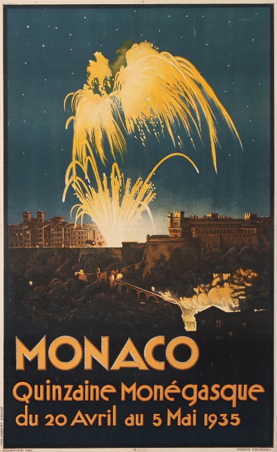 En vente :  MONACO Qunizaine Monegasque et feux d'artifices