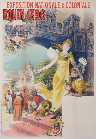 En vente :  EXPOSITION NATIONALE ET COLONIALE A ROUEN 1896