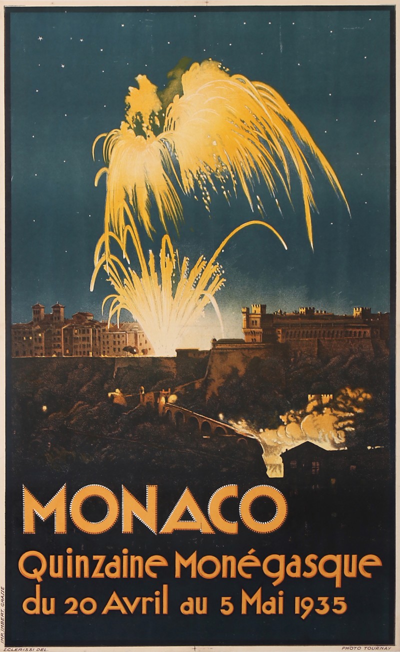 En vente :  MONACO Qunizaine Monegasque et feux d'artifices