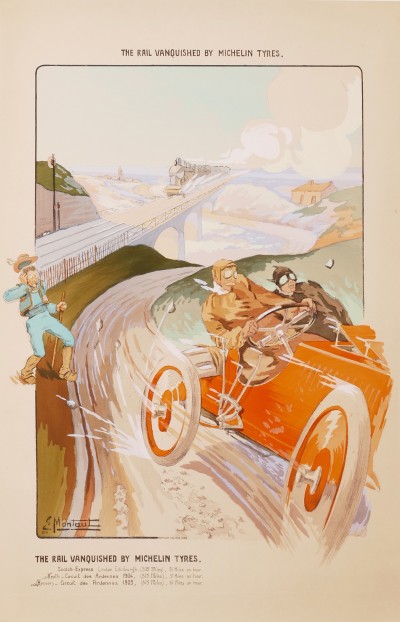 En vente :  THE RAIL VANQUISHED BY MICHELIN TYRES