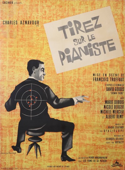 En vente :  TIREZ SUR LE PIANISTE CHARLES AZNAVOUR FRANÇOIS TRUFFAUT