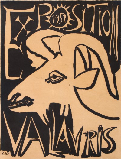 En vente :  EXPOSITION PICASSO DE 1952  VALLAURIS
