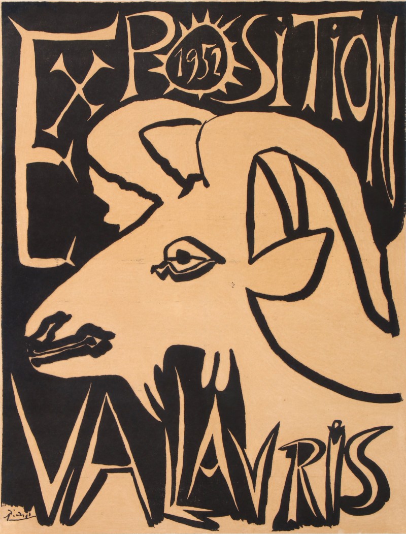 En vente :  EXPOSITION PICASSO DE 1952  VALLAURIS
