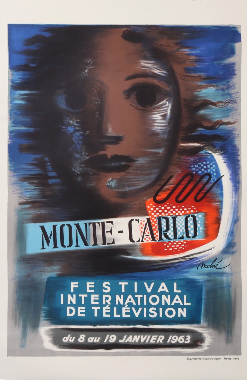 En vente :  MONTE CARLO FESTIVAL INTERNATIONAL DE TELEVISION du 8 au 19 Janvier 1963