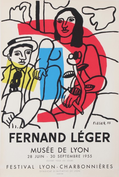 En vente :  LEGER Fernand 1955 EXPOSITION MUSEE DE LYON 28 JUIN-30 SEPTEMBRE 1955