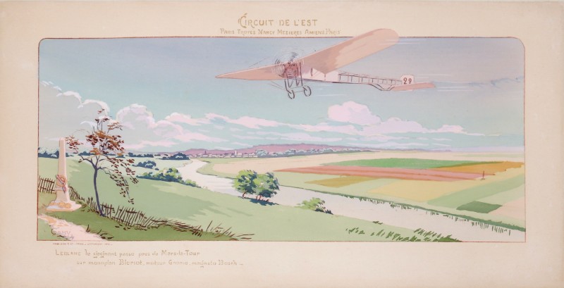 En vente :  CIRCUIT DE L EST LE BLANC GAGNANT SUR BLERIOT