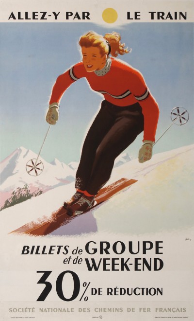 En vente :  SKI ALLEZ Y PAR LE TRAIN BILLET DE GROUPE ET WEEK END  PAR LA SNCF