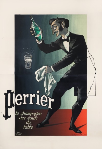 En vente :  PERRIER LE CHAMPAGNE DES EAUX  DE TABLE