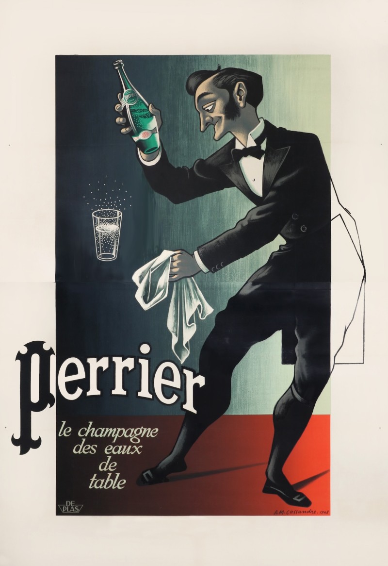 En vente :  PERRIER LE CHAMPAGNE DES EAUX  DE TABLE