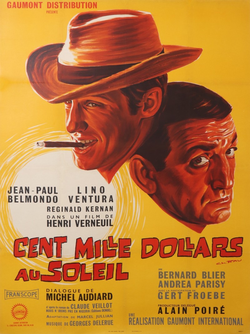 En vente :  CENT MILLE DOLLARS AU SOLEIL   J-P BELMONDO, LINO VENTURA