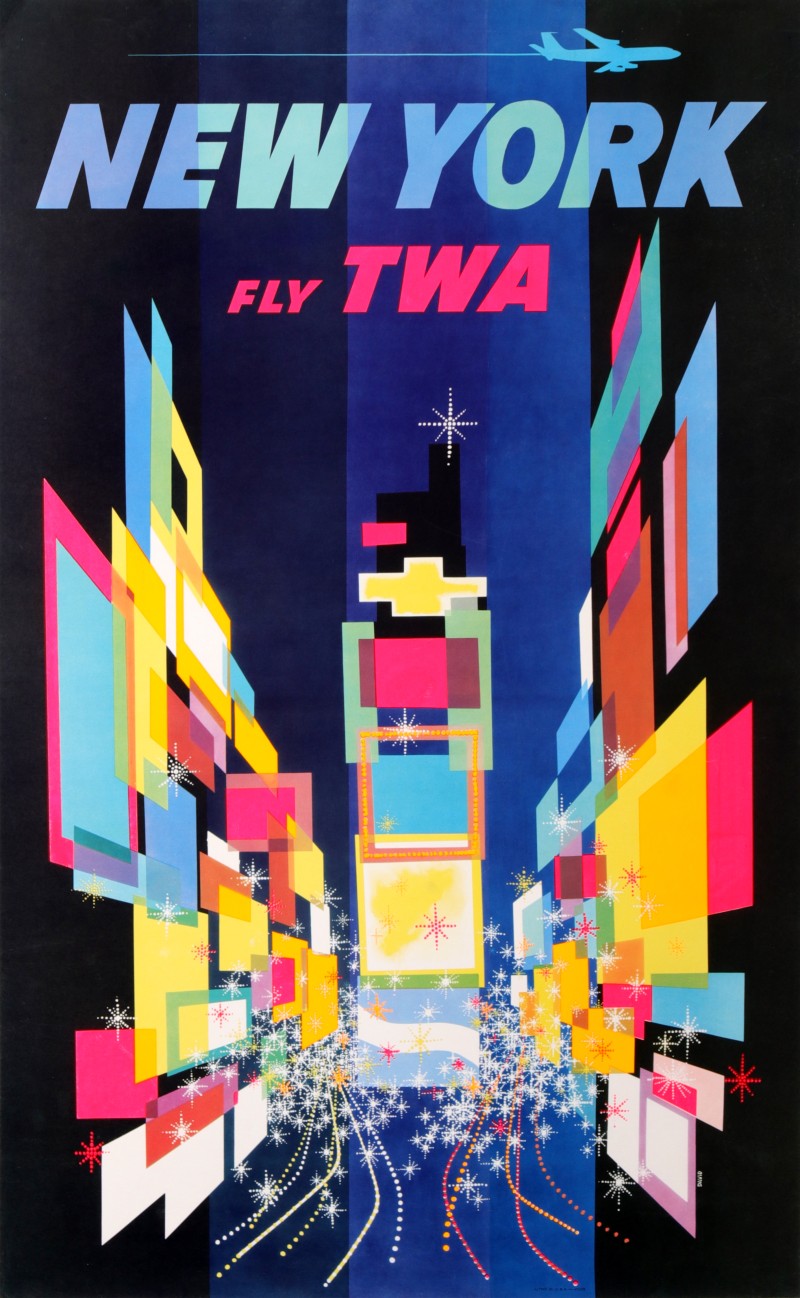 En vente :  NEW YORK FLY TWA