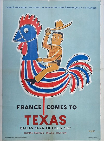 En vente :  SAVIGNAC FRANCE COMES TO TEXAS DALLAS 14-26 OCTOBER 1957