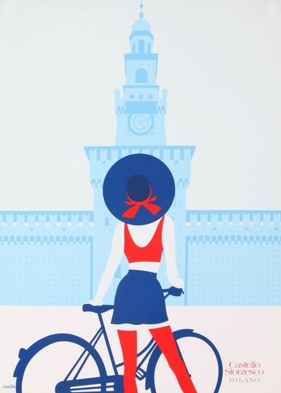 En vente :  CASTELLO SFORZESCO MILANO ROSSO