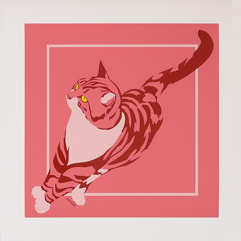 En vente :  COSTA TIGER THE CAT - Signée dans la masse