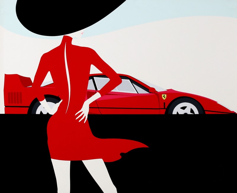 En vente :  LADY FERRARI TESTAROSSA