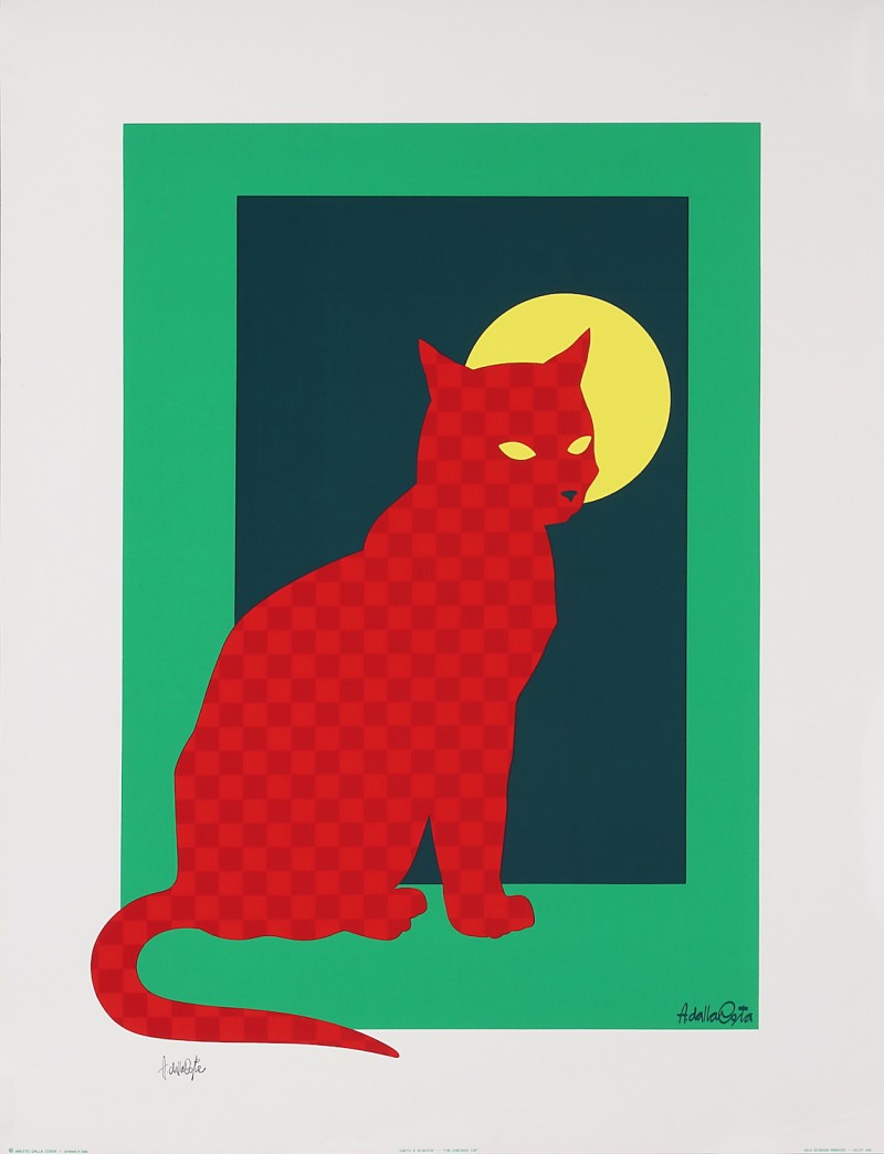 En vente :  GATTO A SCACCHI - TAMPONÉE