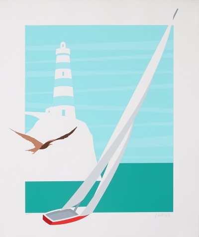 En vente :  FLÈCHE MARINE - SIGNÉE À LA MAIN