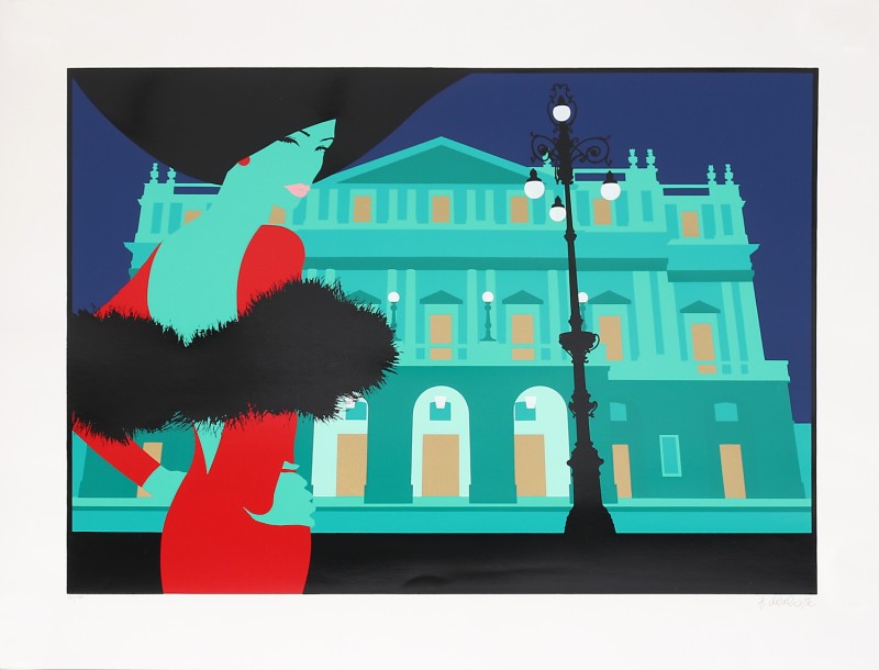 En vente :  A LA SCALA  - SIGNÉE À LA MAIN