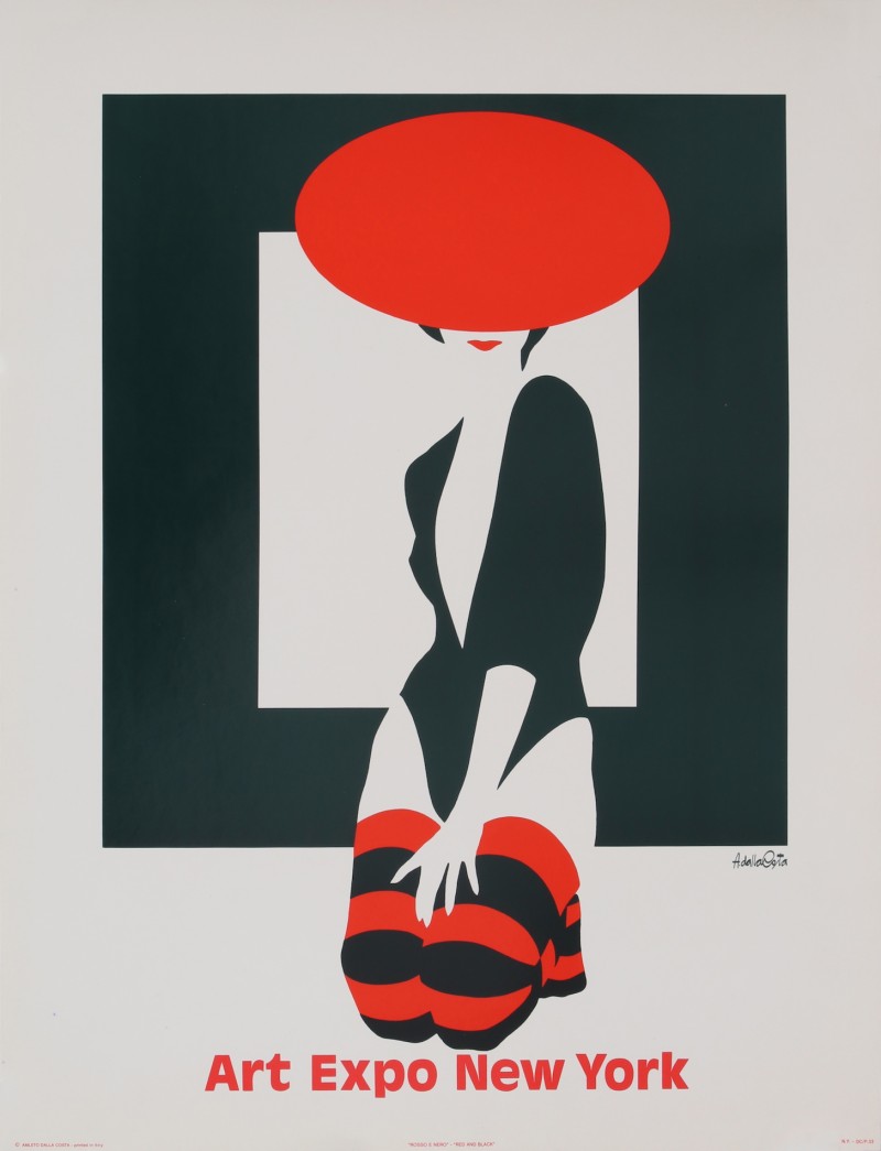 En vente :  ROSSO E NERO ART EXPO NEW YORK