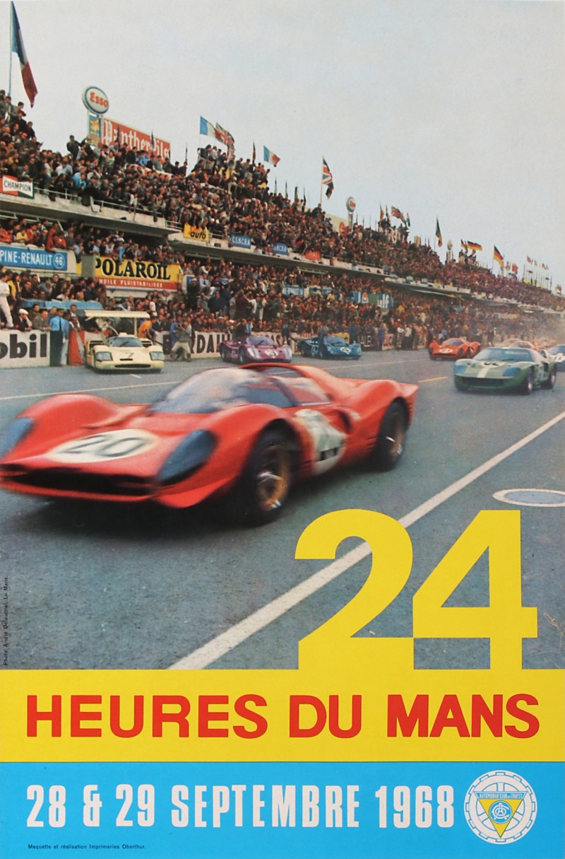 En vente :  24 HEURES DU MANS 28 & 29 SEPTEMBRE 1968