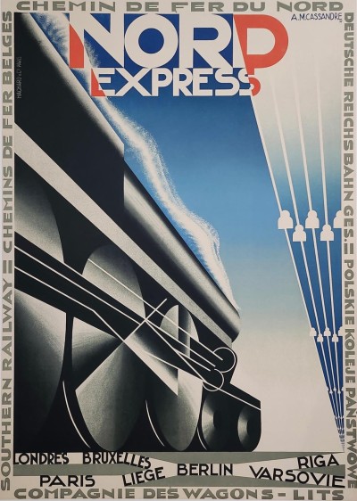 En vente :  NORD EXPRESS COMPAGNIE WAGONS LITS CHEMIN DE FER DU NORD  LONDRES PARIS BRUXELLES LIEGE  BERLIN VARSOVIE RIGA