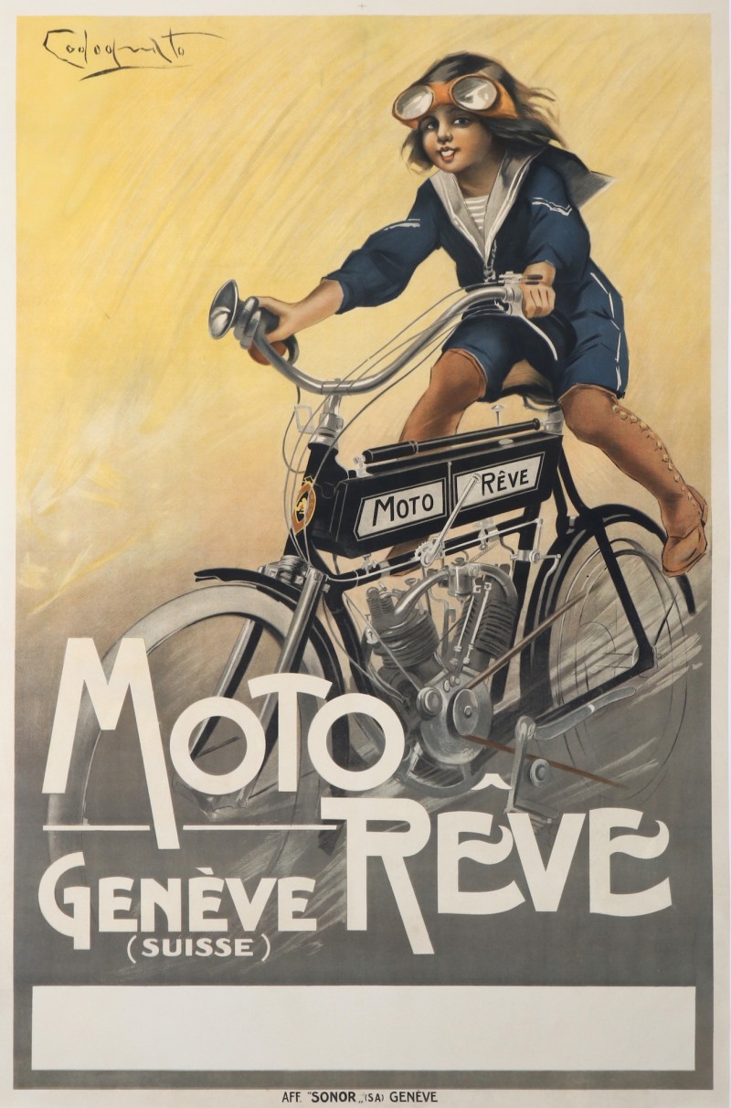 En vente :  MOTO REVE GENEVE SUISSE