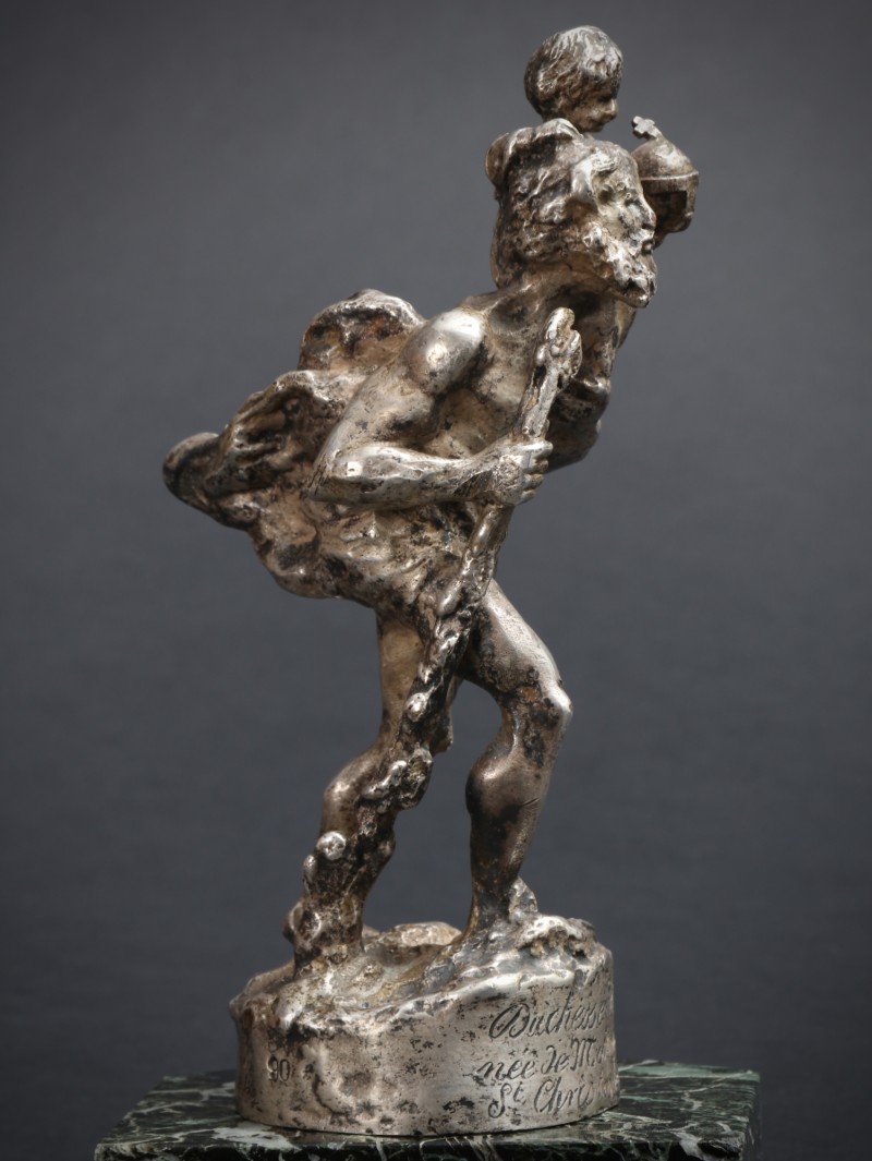 En vente :  St CHRISTOPHE DUCHESSE D'UZES MASCOTTE AUTOMOBILE