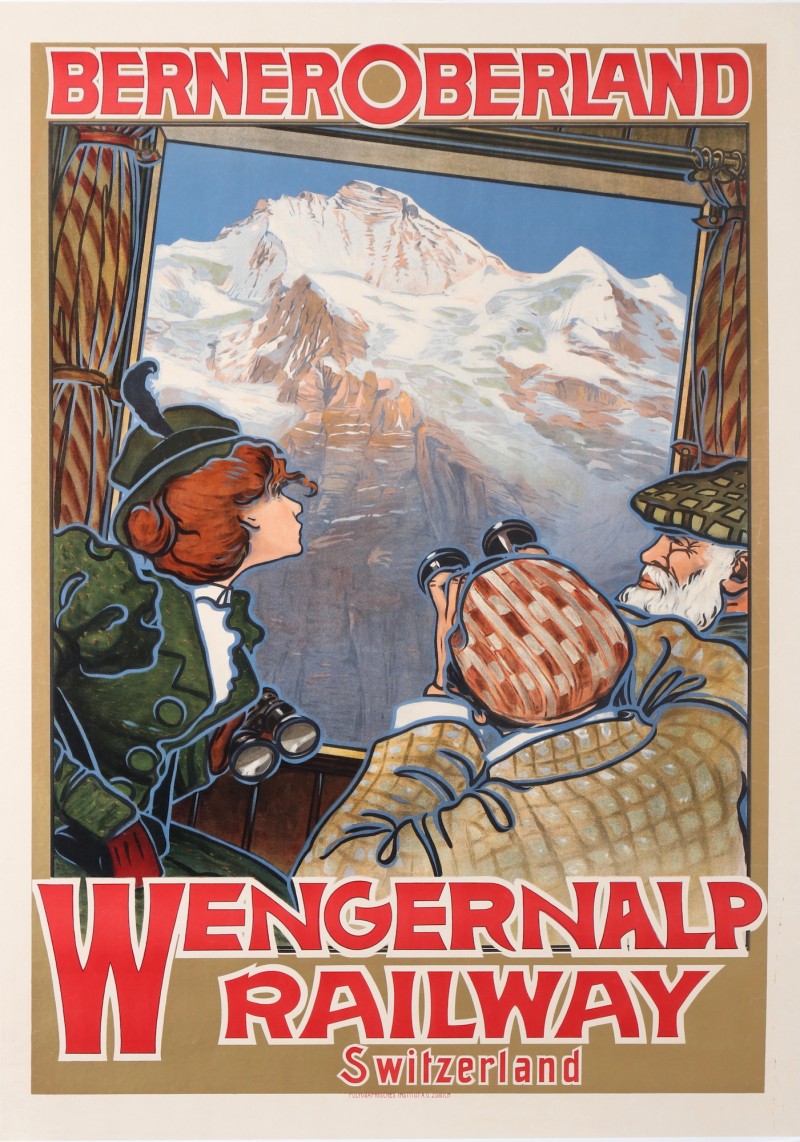 En vente :  BERNER OBERLAND WENGERNALP RAILWAY SWITZERLAND