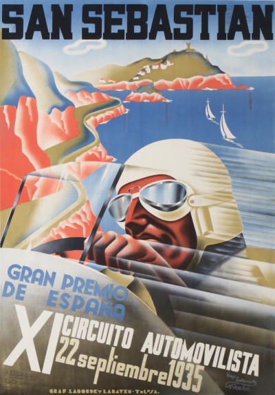 En vente :  SAN SEBASTIAN GRAN PREMIO DE ESPANA 1935 XI CIRCUITI AUTOMOVILISTA