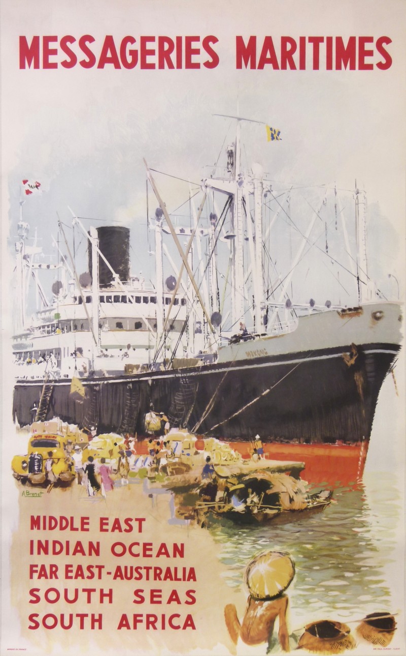 En vente :  MESSAGERIES MARITIMES MIDDLE EAST INDIAN OCEAN
