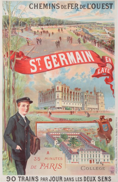 En vente :  SAINT GERMAIN EN LAYE CHEMIN DE FER DE L OUEST